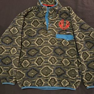 Men’s Aztec Print Patagonia Snap Fleece
